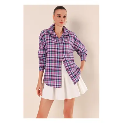 Bigdart Oversize Long Basic Shirt - A. Purple