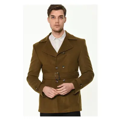 K7539 DEWBERRY SLIM-FIT MEN'S COAT-CAMEL