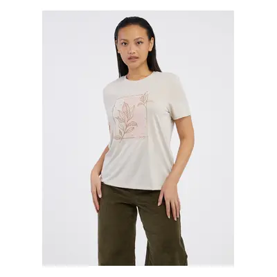 Beige Women's T-Shirt ONLY Free - Women