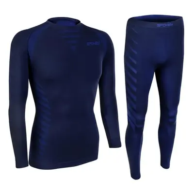 Spokey WINDSTAR SET Men's thermobielion, dark blue