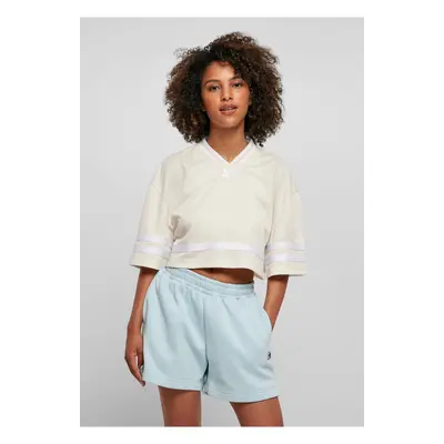 Women's Cropped Mesh Jersey Jump Starter Pale White/White