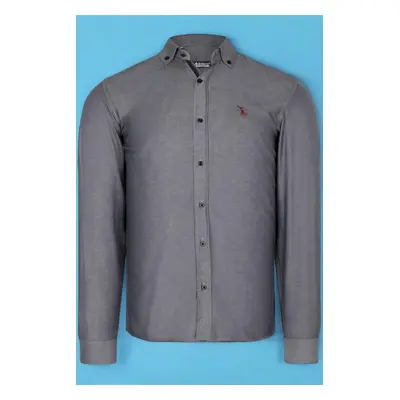 G674 DEWBERRY MEN'S SHIRT-OPEN SMOKED