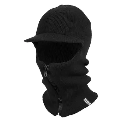 Balaclava with zipper black