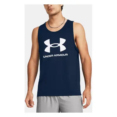 Under Armour Tank Top UA SPORTSTYLE LOGO TANK-BLU - Men