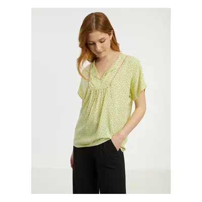 Yellow Women's Patterned Blouse CAMAIEU - Womens