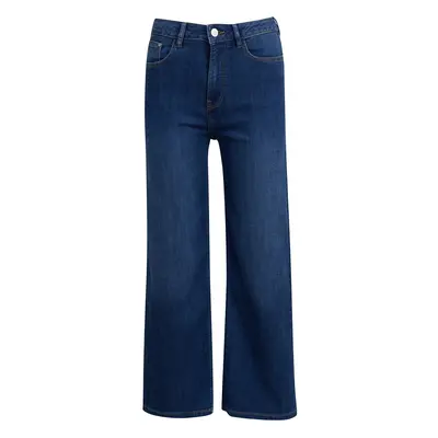 Orsay Dark Blue Women Wide Jeans - Women