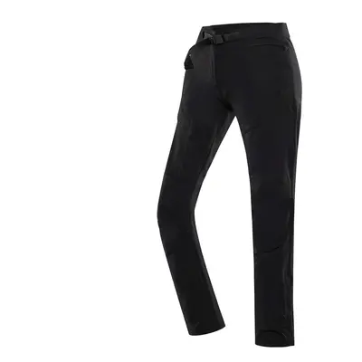 Women's softshell trousers with dwr finish ALPINE PRO AKANA black