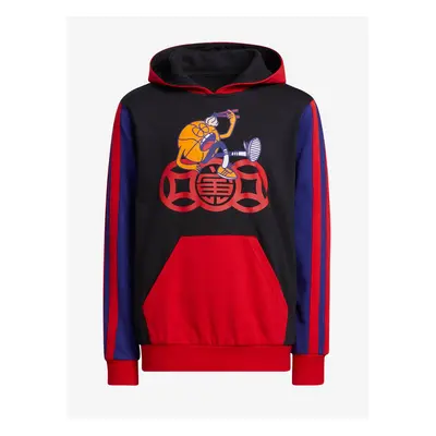 Red-Black Boys Sweatshirt adidas Performance - unisex