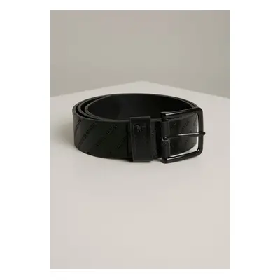 Allover belt with logo black