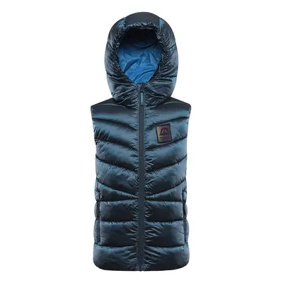 Children's hi-therm vest ALPINE PRO EDSO mykonos blue