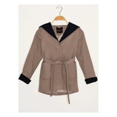 Z8002 DEWBERRY GIRLS COAT-BEIGE