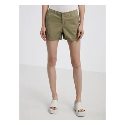 Khaki Womens Shorts CAMAIEU - Women