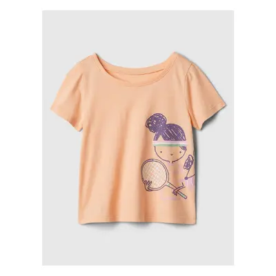 GAP Kids ́s T-shirt with logo - Girls