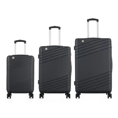 Semiline Unisex's 3-in-1 ABS Suitcases Set T5789-0