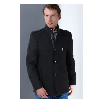 PLT8378 DEWBERRY MEN'S COAT-BLACK