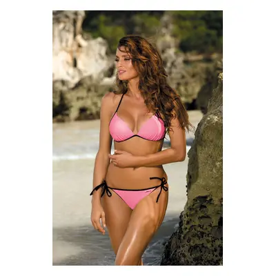 Merry Hollywood-Nero M-356 (2) swimsuit pink and black