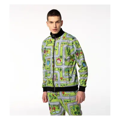 Mr. GUGU & Miss GO Man's City Carpet Track Jacket S-W-526