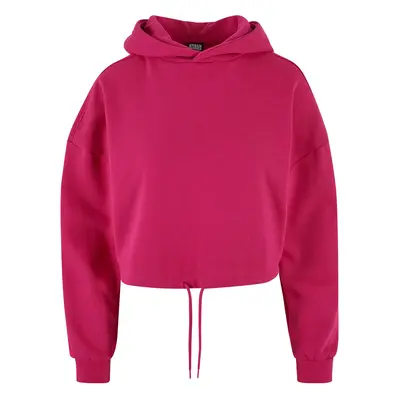 Women's oversized hoodie hibiskuspink