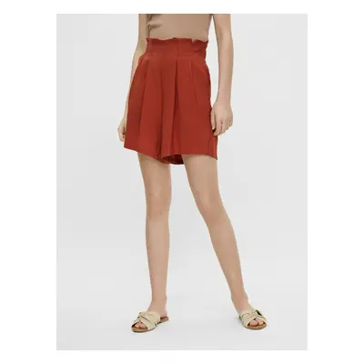 Brown Shorts with Pockets Pieces Lynwen - Women