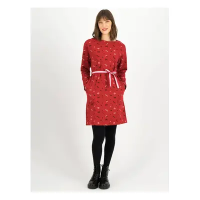 Red Women Patterned Dress Blutsgeschwister Sneakers in the W - Women