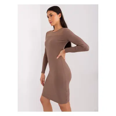 Dress-RV-SK-9217.57P-brown