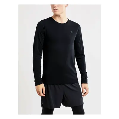 Men's T-shirt Craft Fuseknit Light LS black