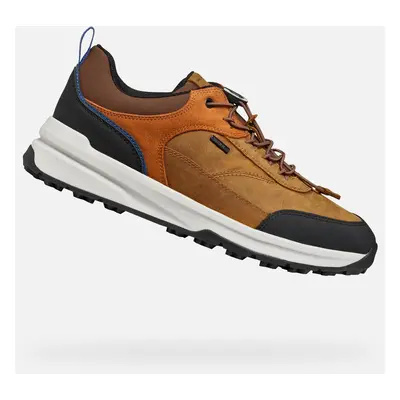 Orange men's sneakers Geox Sterratrail + Grip - Men