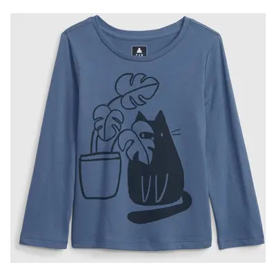 GAP Children's T-shirt organic with print - Girls