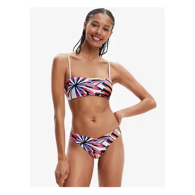 White Women's Patterned Swimwear Bottoms Desigual Playa I - Women