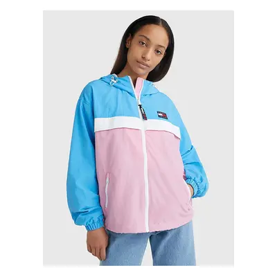 Blue-pink Women's Light Hooded Jacket Tommy Jeans - Women