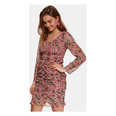 Pink floral sheath dress TOP SECRET - Women