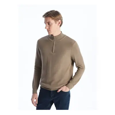 LC Waikiki High Collar Long Sleeve Men's Knitwear Sweater