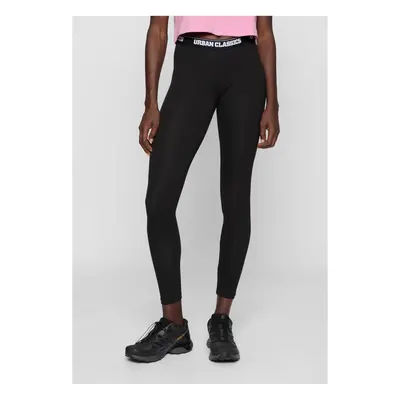 Women's leggings with logo black