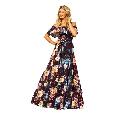 Long dress with ruffle Numoco