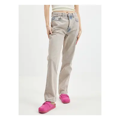 Blue Beige Women Straight Fit Jeans Jeans Celyn Rose - Women