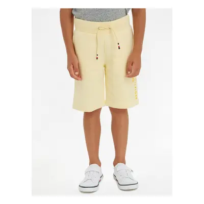 Light Yellow Tommy Hilfiger Boys Shorts - Boys