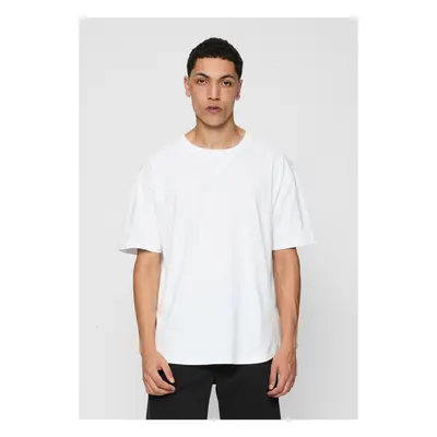 Curved Oversized Organic Cotton T-Shirt 2-Pack White+White