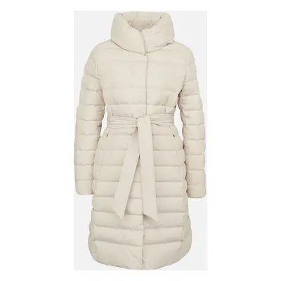 Cream women's down jacket Geox Catria - Women's