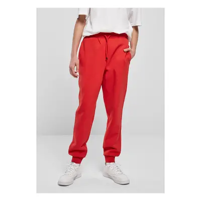 Basic sweatpants in huge red