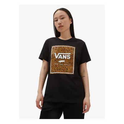 Black Women's T-Shirt VANS Animash - Women