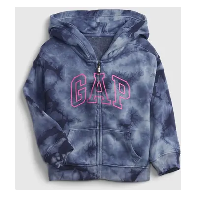 GAP Children's Sweatshirt Logo Tie-Dye Hoodie - Girls