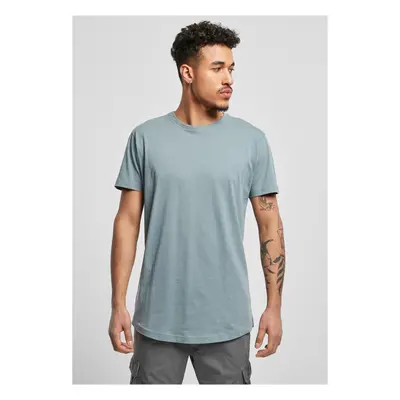 Long T-shirt in the shape of dust blue