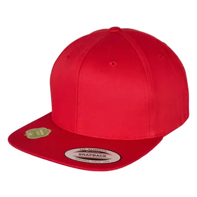 Organic Cotton Snapback Red