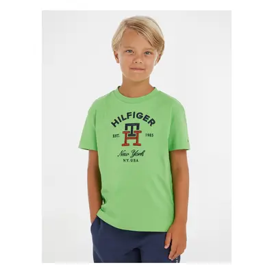 Light Green Tommy Hilfiger Boys T-Shirt - Boys