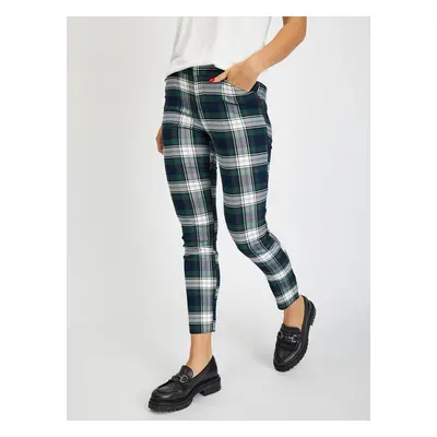 GAP Checkered Skinny Bi-Stretch Trousers - Women