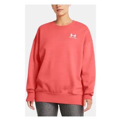 Under Armour Essential Fleece OS Crew-PNK Sweatshirt - Women