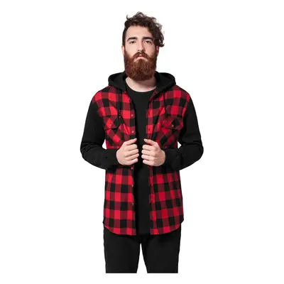 Plaid Shirt Flanell Sweat Sweat Sleeve Blk/Red/bl