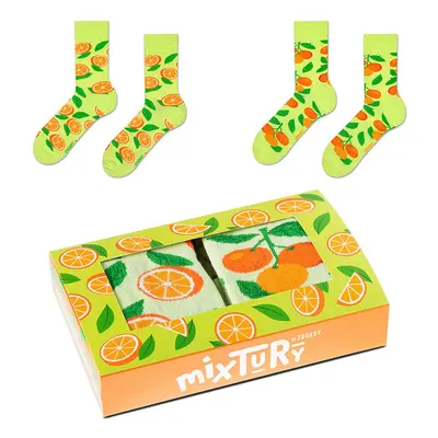 ZOOKSY/RAINBOW SOCKS Zoknikészlet Zooxy mixTURY Oranges Pair