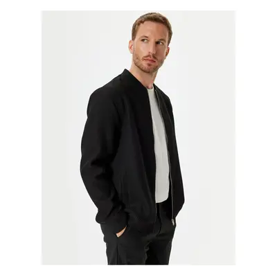 Koton Bomber Jacket Ribbed Zipper