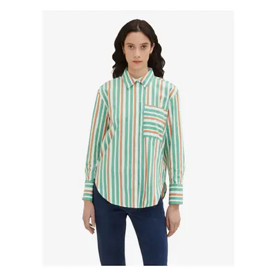 Light Green Ladies Striped Shirt Tom Tailor - Women